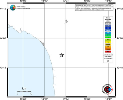 Mappa MCS - territori località