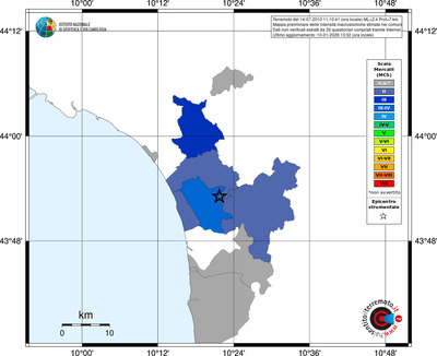 Mappa MCS - territori comuni