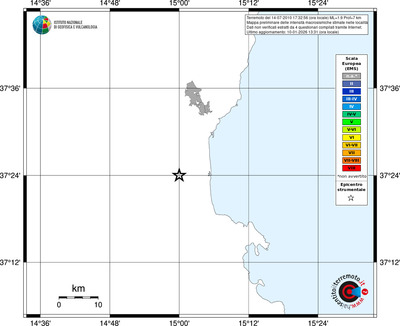 Mappa EMS - territori località