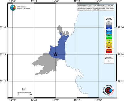 Mappa MCS - territori comuni