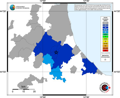 Mappa EMS - territori comuni