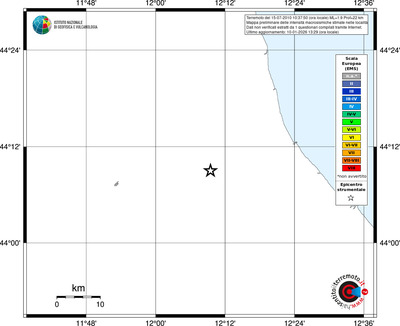Mappa EMS - territori località