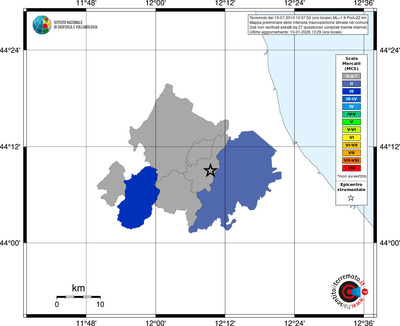 Mappa MCS - territori comuni