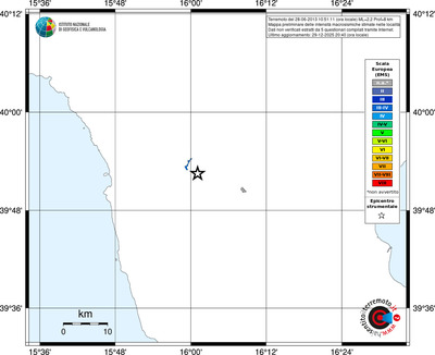 Mappa EMS - territori località