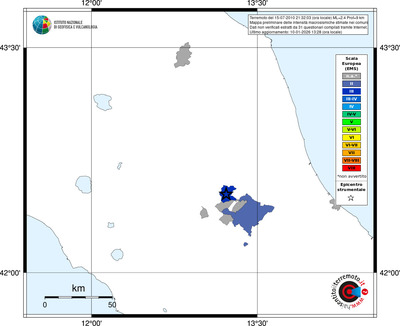 Mappa EMS - territori comuni