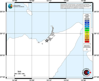 Mappa EMS - territori località