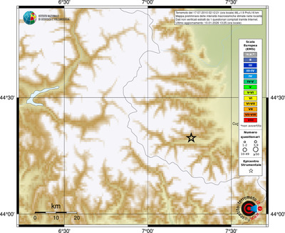 Mappa EMS - località
