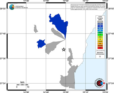 Mappa EMS - territori comuni