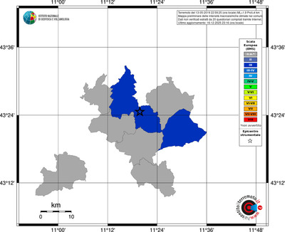 Mappa EMS - territori comuni
