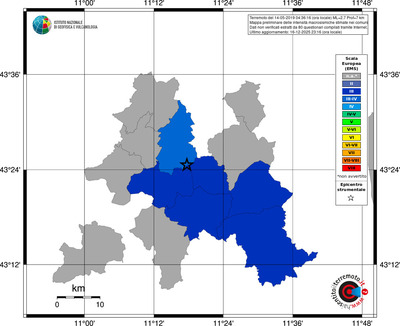 Mappa EMS - territori comuni