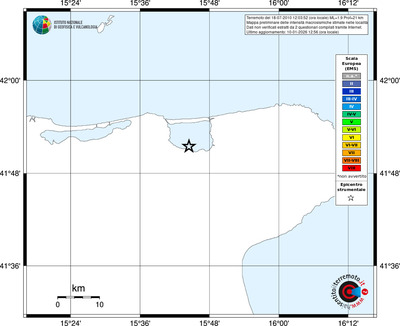 Mappa EMS - territori località