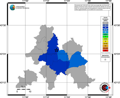 Mappa EMS - territori comuni