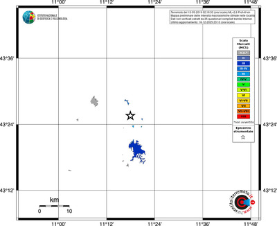 Mappa MCS - territori località