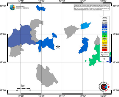 Mappa MCS - territori comuni