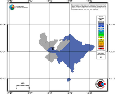 Mappa MCS - territori comuni