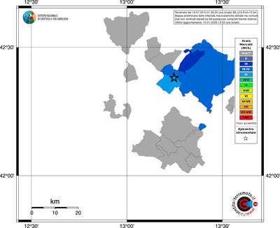 Mappa MCS - territori comuni