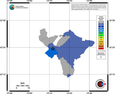 Mappa MCS - territori comuni