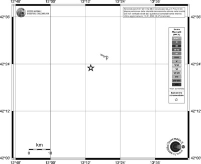 Mappa MCS - territori località