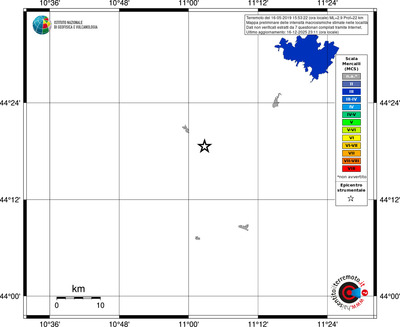 Mappa MCS - territori località