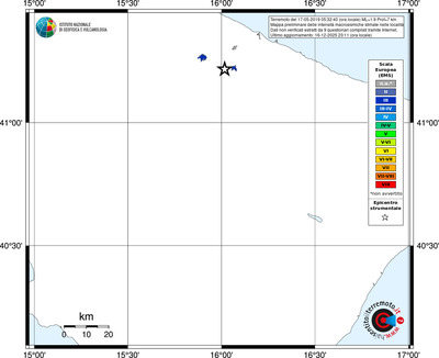 Mappa EMS - territori località