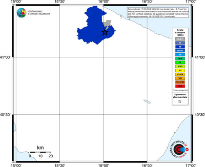 Mappa EMS - territori comuni