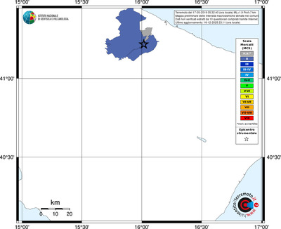 Mappa MCS - territori comuni
