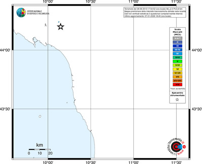 Mappa MCS - territori località