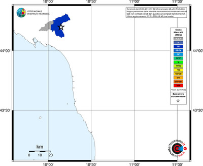 Mappa MCS - territori comuni