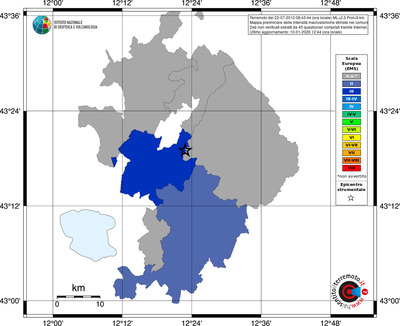 Mappa EMS - territori comuni