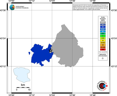 Mappa EMS - territori comuni