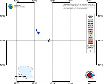 Mappa EMS - territori località