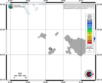 Mappa MCS - territori comuni