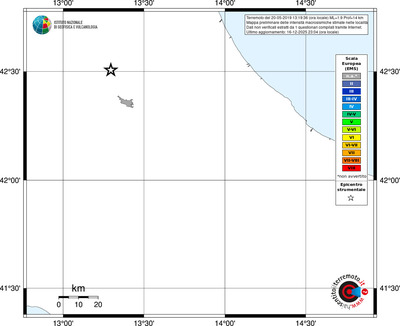 Mappa EMS - territori località