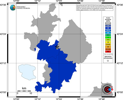 Mappa EMS - territori comuni