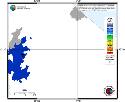 Mappa EMS - territori comuni