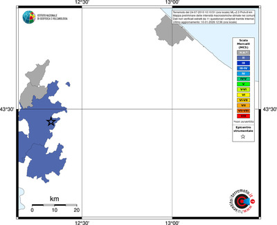 Mappa MCS - territori comuni