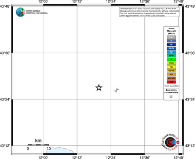 Mappa MCS - territori località