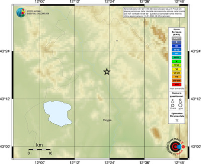 Mappa EMS - località