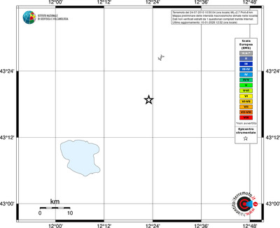 Mappa EMS - territori località