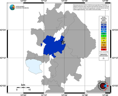 Mappa EMS - territori comuni