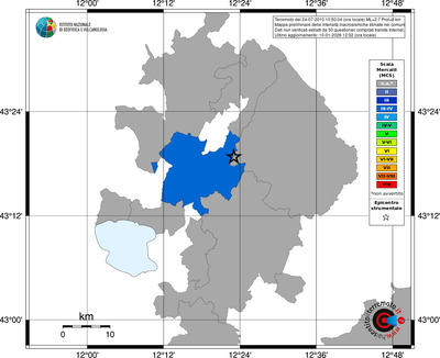 Mappa MCS - territori comuni