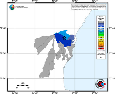 Mappa MCS - territori comuni