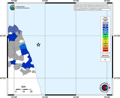 Mappa EMS - territori comuni
