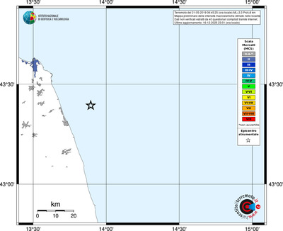 Mappa MCS - territori località