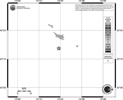 Mappa EMS - territori località