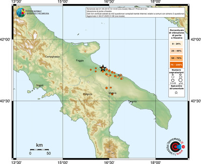 Mappa comuni con almeno 3 questionari