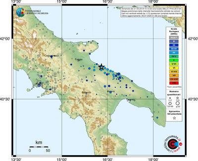 Mappa EMS - comuni