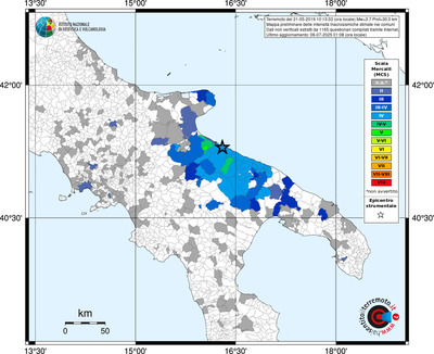 Mappa MCS - territori comunali