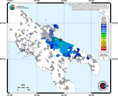 Mappa MCS - territori comuni