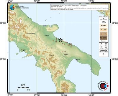 Mappa comuni con almeno 3 questionari